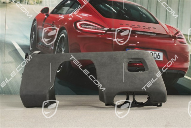 Dolna część deski rozdzielczej, Alcantara, Czarna