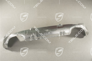 Heat protection, rear bumper