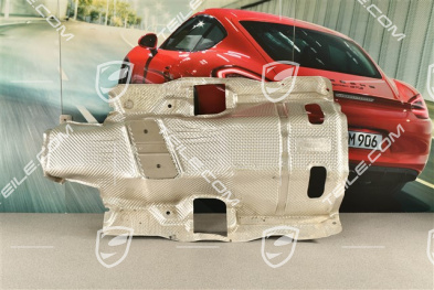 Centre tunnel heat protection, underbody, Shorter wheelbase