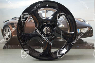 18" Komplet felg Turbo Look II, 8J x 18 ET50 + 11J x 18 ET45, czarne