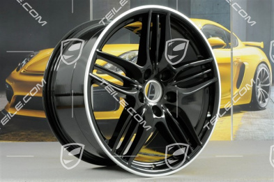 20" Felge, Sport Design, 11J x 20 ET70, Felgenstern in Schwarz Hochglanz