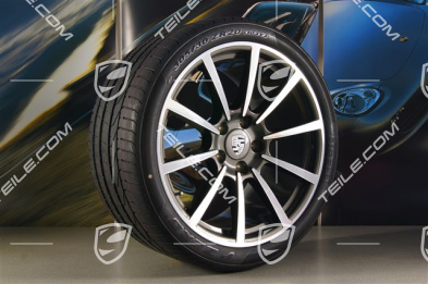 20" Sommerräder Satz Carrera Classic II, Felgen 8,5J x 20 ET51 + 11J x 20 ET52 + Reifen 245/35 ZR20 + 305/30 ZR20, mit RDK-Sensoren