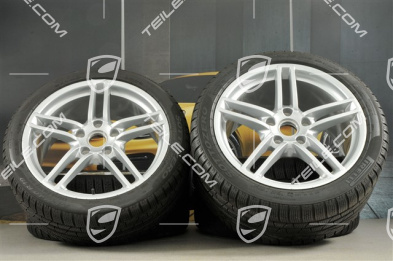 19" Carrera Winterräder Satz, 8,5J x 19 ET54 + 11J x 19 ET69, Winterreifen 235/40 R19 + 285/35 R19