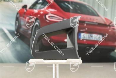 Osłona, Tylna, Sportowa kierownica GT, Czarna, R