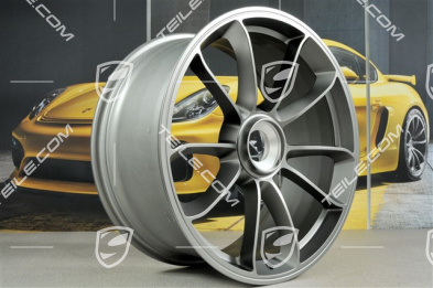20+21" GT3 RS komplet felg, felgi: przednie 9,5J x 20 ET50 + tylne 12,5J x 21 ET48, platynowe (satynowy mat)