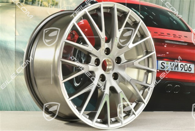 21-inch wheel rim Panamera Exclusive Design, 11,5J x 21 ET69, Platinum Silver Metallic