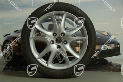 20" Komplet kół zimowych Cayenne SportDesign, 9J x 20 ET 60, +opony 275/40 R20Y, bez czujników RDK