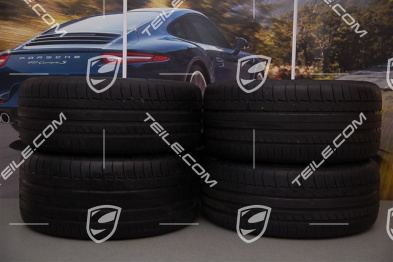 19" Panamera Turbo Sommerräder Satz, vordere Felgen 9J x 19 ET60 + hinten 10J x 19 ET61 + Reifen 255/45 ZR19 + 285/40 ZR19