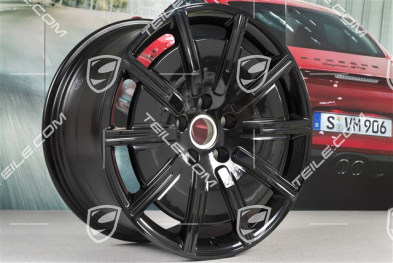 20" Felga Sport Aero, 11J x 20 ET60, czarny wysoki połysk