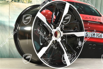21-inch wheel rim Taycan Exclusive Design, 11,5J x 21 ET66, Carbon version (carbon aeroblades not included), rear, L