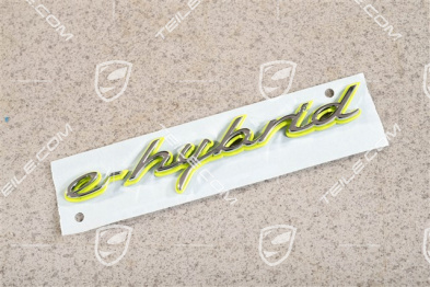Napis "e-hybrid", Chrom, boczny / na błotnik, L