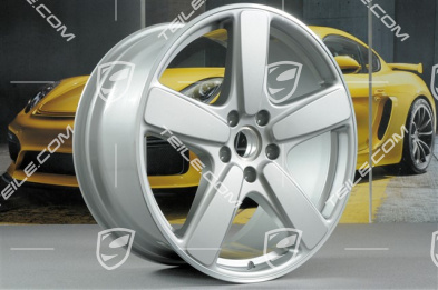 21-inch wheels rims set Cayenne Sport Classic, 10J x 21 ET50, in GT-silver