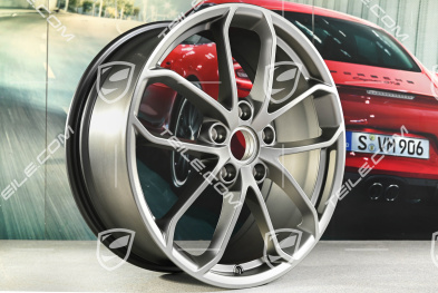 20-inch GT4 wheel rim, 8,5J x 20 ET61, Platinum satin matt