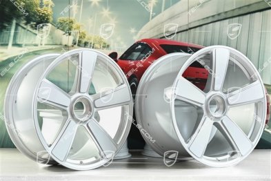 20+21" Sport Classic wheel rim set, 9,5J x 20 ET44 + 12J x 21 ET70, white