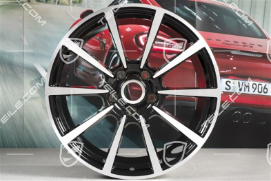 20" Felge Carrera Classic (II), 11,5J x 20 ET56, schwarz hochglanz