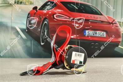 Targa, Seat belt, rear, Guards Red, L