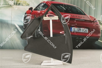 21zoll Taycan Exclusive Design Schmiederäder Radzierblende aus Carbon, Hinten, L