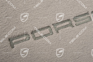 Komplet dywaników podłogowych, 4-częściowy (996), popielaty "graffiti"