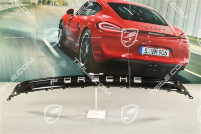 Cover upper with "PORSCHE" logo, Black