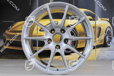 19-inch Boxster Spyder wheel, silver, 10J x 19 ET42