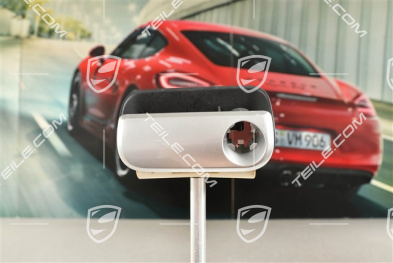 Glove compartment handle with Base plate in Black