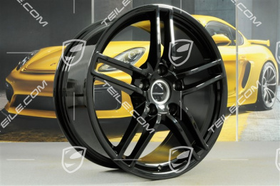 19" Felga Carrera, 8,5J x 19 ET54, czarny wysoki połysk
