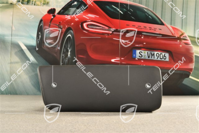 Tylne siedzenia, oparcie odcinka lędźwiowego, skóra, czarna, Cabrio / Coupe / Targa, L