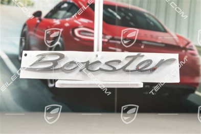 "Boxster" Schriftzug, Galvanosilber