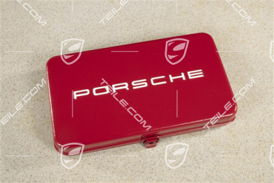 Porsche Classic screwdriver tool kit set in steel case, plastic, 5 parts