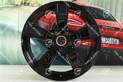 20" Felgensatz Carrera Sport, 8,5J x 20 ET57 + 10,5J x 20 ET51, schwarz hochglanz