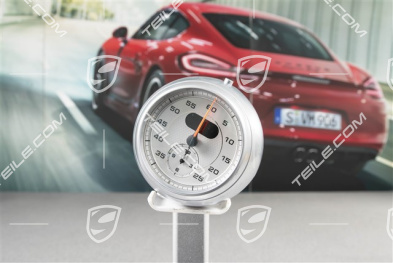 Stoppuhr, Zifferblätter Stoppuhr in silber