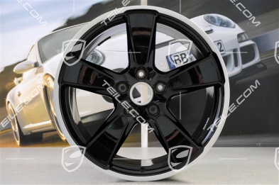 20-inch wheels rims set "Sport Classic", 9,5J x 20 ET65 + 11,5J x 20 ET63, in black