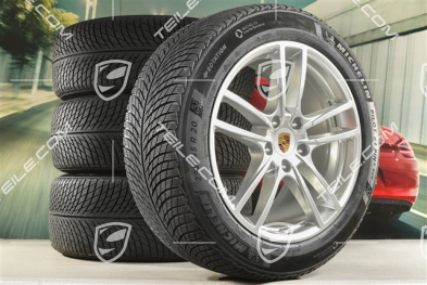 20-inch Cayenne Sport winter wheel set, rims 9J x 20 ET50 + 10,5J x 20 ET64 + NEW Michelin winter tyres 255/55 R20 + 295/45 R20, with TPMS