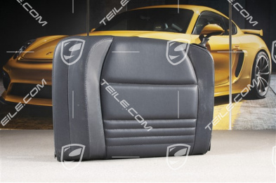 Back seat backrest, Rear, Leatherette, Metropole blue, Convertible, L