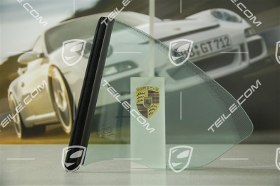 Rear quarter glass, Convertible, L