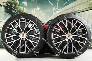 20" koła letnie Turbo S Aero Design, komplet, felgi 9J x 20 ET54 + 11J x 20 ET60, opony letnie Michelin 245/45 R20 + 285/40 R20