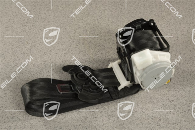 Seat belt, rear, Black, L