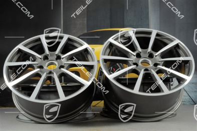 20" Komplet felg Carrera Classic II, 8J x 20 ET57 + 9,5J x 20 ET45