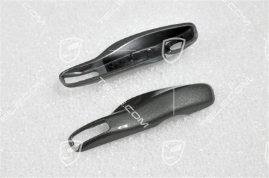 Key cap, lacquered, set, Achat Grey Metallic