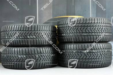 21-inch winter wheels set "SportDesign", rims 9,5 J x 21 ET71 + 10,5 J x 21 ET71 + Pirelli Sottozero III winter tires 275/35 R21 + 315/30 R21, black high gloss