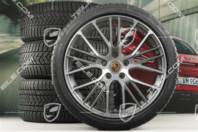 21" Koła zimowe, komplet "Exclusive Design Sport", felgi 9,5 J x 21 ET71 + 10,5 J x 21 ET71 + NOWE opony zimowe Pirelli Sottozero III 275/35 R21 + 315/30 R21