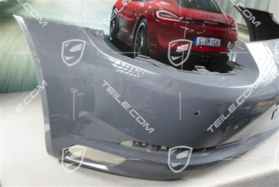 Rear bumper, C2/C2S, with Sports exhaust system, with ParkAssist and reversing camera
