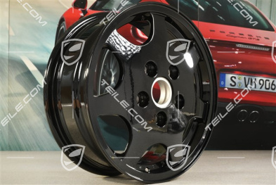 16" Felga Design 90, Carrera 2/4, 6J x 16 ET52,3, czarny wysoki połysk