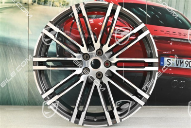 21-inch Turbo III alloy wheel rim, 10J x 21 ET19