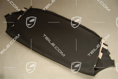 Top cover incl. rear window, black