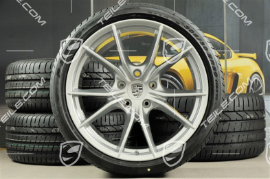 20" koła letnie, komplet Carrera S IV, felgi 8,5 J x 20 ET49  + 11,5 J x 20 ET56 + opony 245/35 ZR 20+305/30 ZR20 z czujnikami