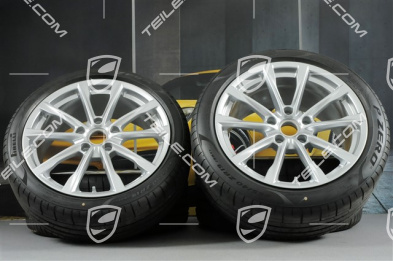 19" Boxster S Sommerräder Satz, Felgen 8J x 19 ET57 + 10J x 19 ET45 + NEUE Pirelli P Zero Sommerreifen 235/40 R19 + 265/40 R19
