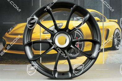 20" Felge GT3RS, mit GT3RS Schriftzug, 9,5J x 20 ET50, Schwarz-Matt