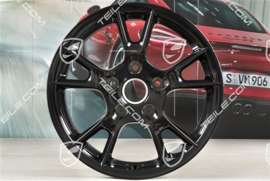 17-inch Boxster-2 wheel, 8J x 17 ET40, black high gloss