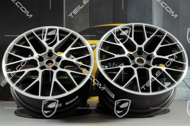 20" Komplet felg RS-Spyder Design, titanium, 9J x 20 ET 26 + 10J x 20 ET19